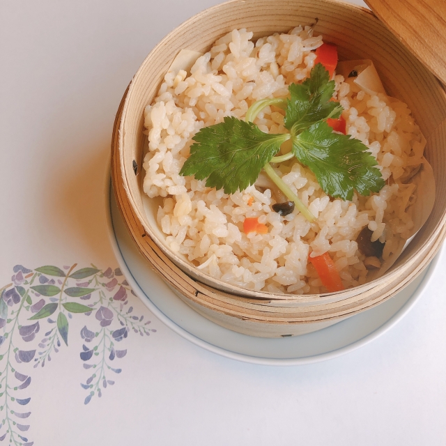せいろ蒸し　ごはん