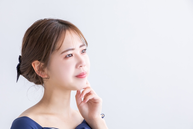 スキンケア女性