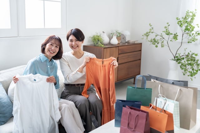 笑顔の女性たち