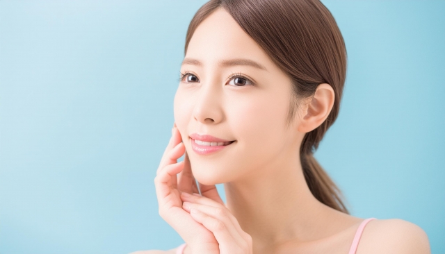 美肌の女性