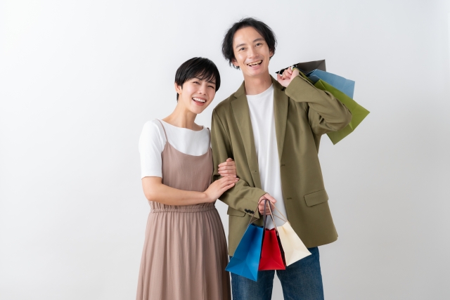 楽しそうな男女