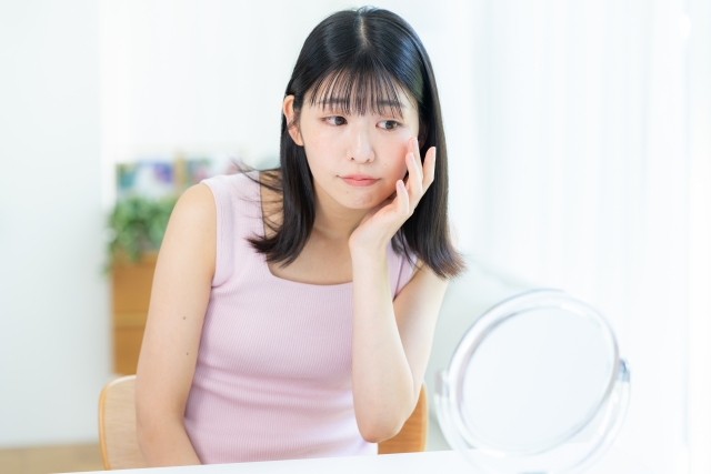 スキンケア女性