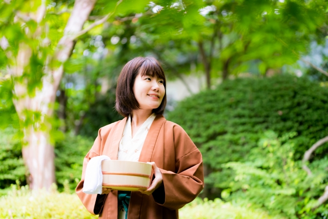 温泉一人女子旅
