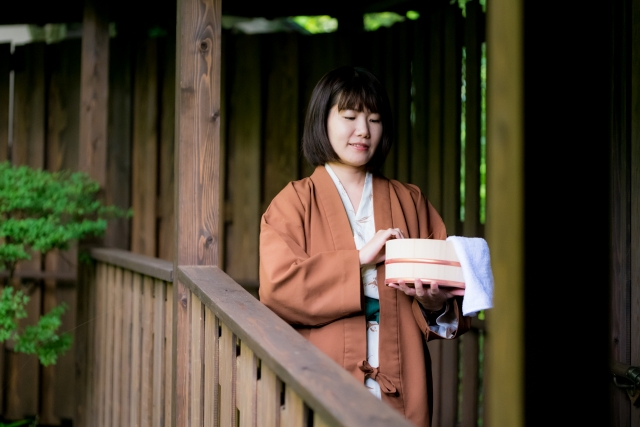 温泉一人女子旅