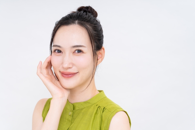 スキンケア女性